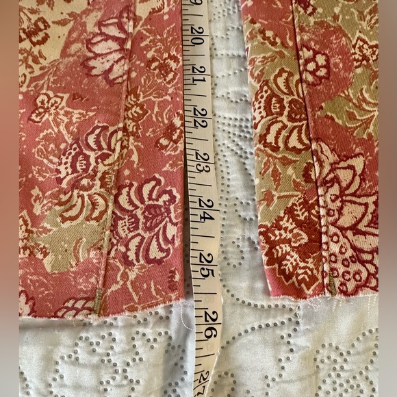 NWT Free People Youthquake Printed Crop Flare Jeans size 32 - Picture 7 of 8